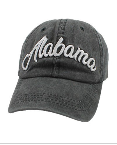 "Alabama" Embroidered Cap