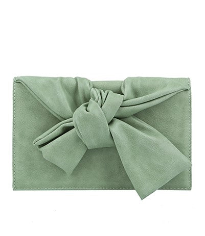 Knotted Bow Front Clutch